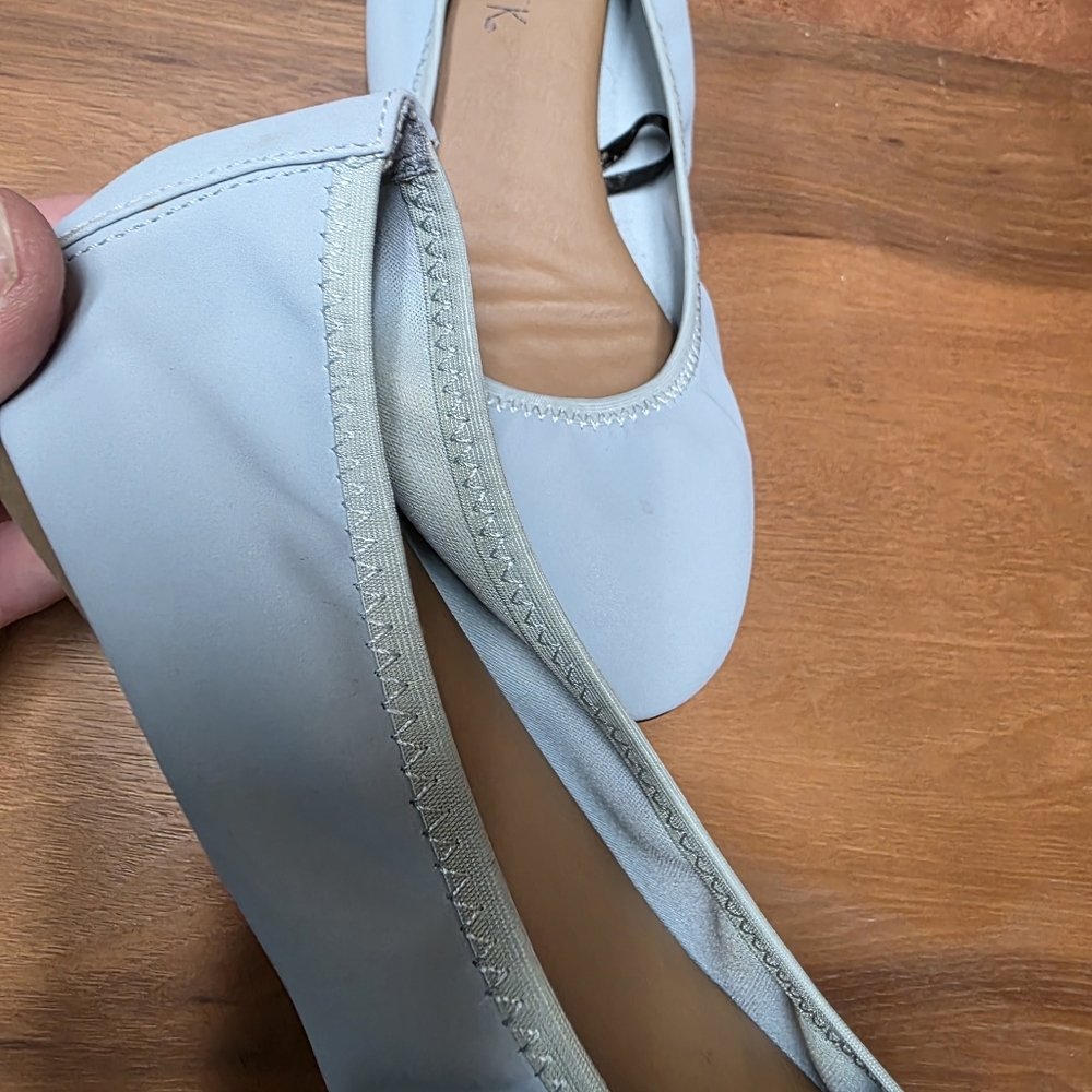Baby Blue Ballet Flats Falls Creek Women's Light Blue Flats Size 8.5 - Picture 6 of 8